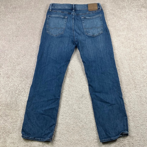 American Eagle Next Level Flex Bootcut Jeans Blue Men's 34x32 (34x30) Stretch - Picture 3 of 9